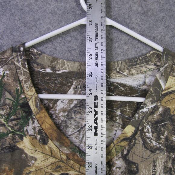 Lincoln Outfitters Shirt Mens XL Camo RealTree Short Sleeve Outdoor Hunting Tee - Picture 3 of 7